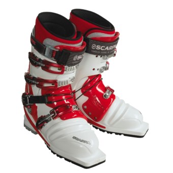 Scarpa T-Race Telemark Ski Boots (For Men and Women) in White