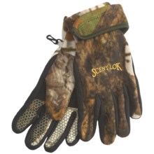 Scent-Lok® Timberfleece Carbon Alloy Bowhunter Release Gloves (For Men) in Vertigo Grey - Closeouts