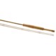 Schliske Bamboo Fly Rods Big T Handmade Fly Fishing Rod with Spare Tip - 7'6