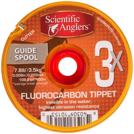 Scientific Anglers Premium Fluorocarbon Tippet 100m, Guide Spool