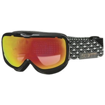 Scott Aura Snowsport Goggles (For Women) in Harrow Black/Red Chrome