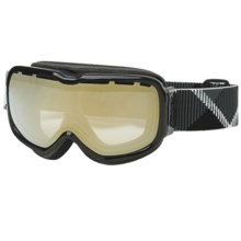 Scott Aura Snowsport Goggles - Light Sensitive Bronze Chrome Lens (For Women) in Gloss Black/Light Sensitive Bronze Chrome - Closeouts