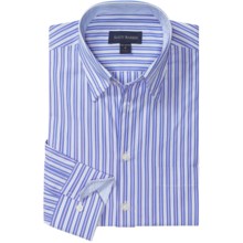 Scott Barber Andrew Fancy Multi-Stripe Sport Shirt - Long Sleeve (For Men) in Blue/White/Pink - Closeouts