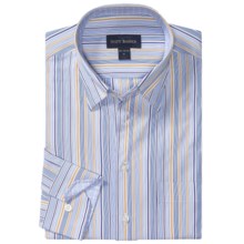 Scott Barber Andrew Fancy Multi-Stripe Sport Shirt - Long Sleeve (For Men) in Blue/White/Yellow - Closeouts