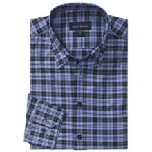 Scott Barber Andrew Plaid Sport Shirt - Long Sleeve (For Men) in Blue/Black/Sky - Closeouts