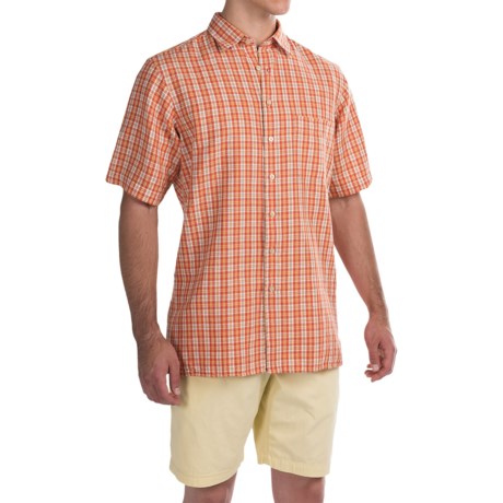 Scott Barber Charles Camp Shirt Spread Collar, Short Sleeve (For Men)