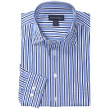 Scott Barber Hadley Stripe Sport Shirt - Cotton, Long Sleeve (For Men) in Navy/Blue/White - Closeouts