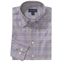 Scott Barber Houndstooth Sport Shirt - Twill, Long Sleeve (For Men) in Blue/Purple/Yellow - Closeouts
