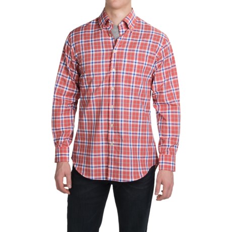 Scott Barber James Compact Poplin Shirt Long Sleeve (For Men)