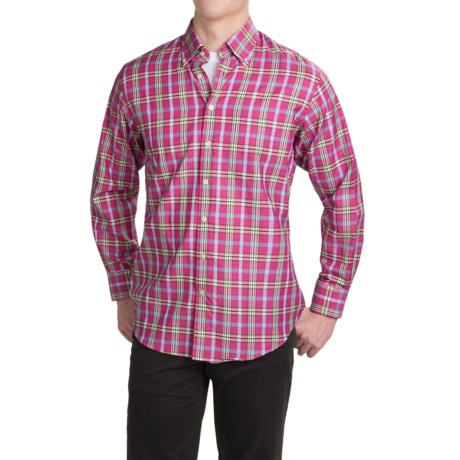 Scott Barber James Cotton Dobby Shirt Long Sleeve (For Men)