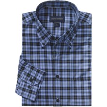Scott Barber James Plaid Sport Shirt - Long Sleeve (For Men) in Blue/Black/Sky - Closeouts