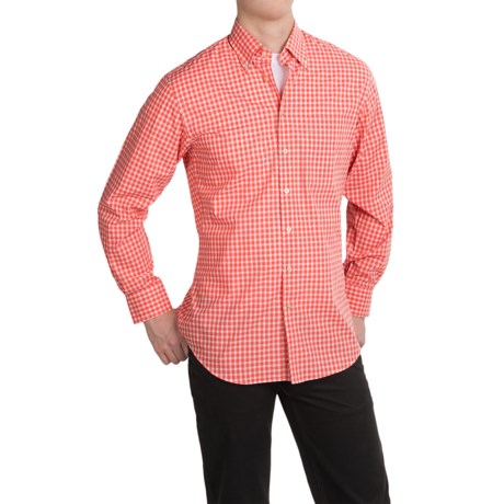 Scott Barber James Plain Weave Cotton Shirt Long Sleeve (For Men)