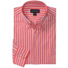Scott Barber James Sport Shirt - Fancy Stripe, Long Sleeve (For Men) in Red/Blue/Tan - Closeouts