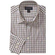 Scott Barber Spring Christopher Check Sport Shirt - Spread Collar, Long Sleeve (For Men) in Brown - Closeouts