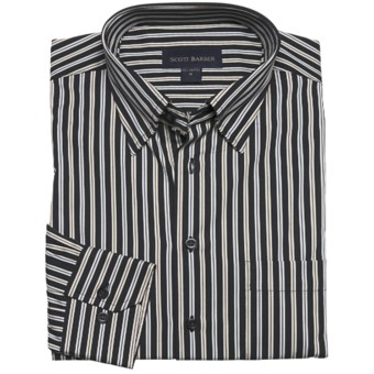 Scott Barber Stripe Sport Shirt - Long Sleeve (For Men)