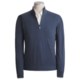 Scott Barber Vintage-Dyed Cotton Sweater - Mock Zip (For Men)