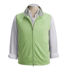 Scott Barber Zip Mock Vest - Pima Cotton (For Men) in Lime - Closeouts