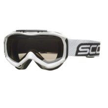 Scott Broker Winter Sport Goggles - Nl-32 Black Chrome Lens in Gloss White/Nl-32 Black Chrome - Closeouts