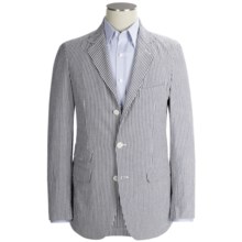 Scott James Arden Seersucker Jacket (For Men) in Navy - Closeouts