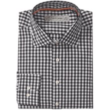 Scott James Jonathan Mini Check Shirt - Long Sleeve (For Men) in Black - Closeouts