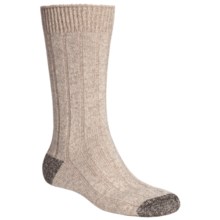 Scott Nichol by Pantherella Cable Weave Socks - Wool-Cashmere Blend (For Men) in Natural/Mole - Closeouts