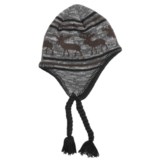 Screamer Caribou Hat - Fleece Lining, Ear Flaps (For Men and Women)