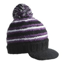 Screamer Harmony Billed Beanie Hat (For Women) in Black - Closeouts