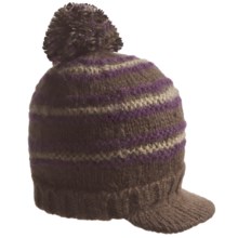 Screamer Harmony Billed Beanie Hat (For Women) in Chocolate - Closeouts