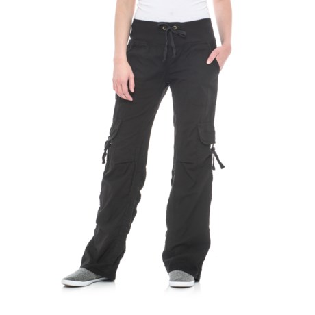stretch cargo trousers womens