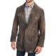 Scully Buffed Lamb Leather Blazer (For Big & Tall Men)