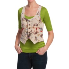 Scully Contemporary Western Vest (For Women) in Natural - Closeouts