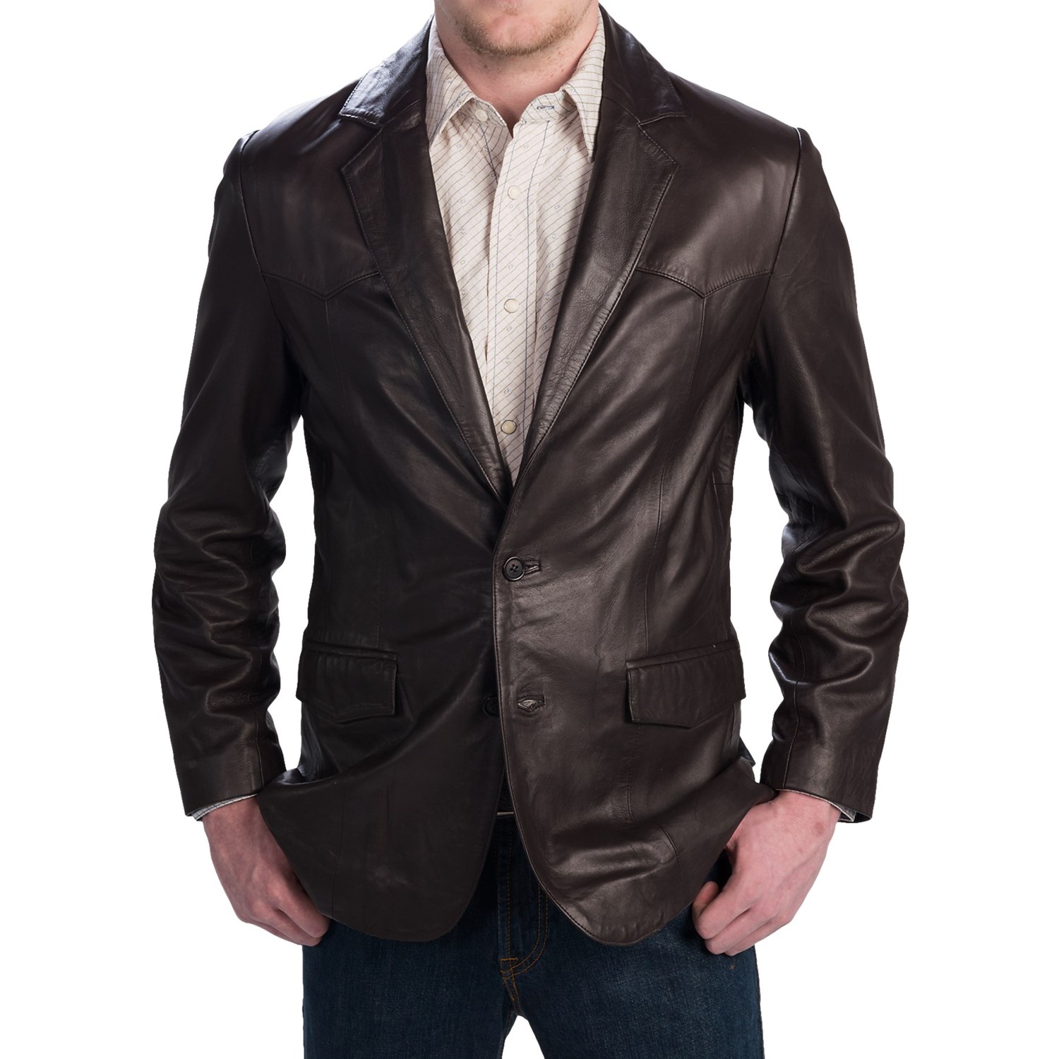 Scully Lambskin Leather Blazer (For Men) 9080T - Save 64%