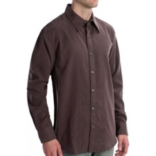 Scully Lifestyle Polynosic Shirt - Long Sleeve (For Men) in Merlot - Closeouts