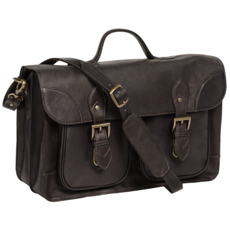 Scully Sierra Smooth Lamb Leather Briefcase