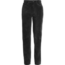 Scully Washable Suede Pants - Tapered Leg (For Women) in Black - Closeouts
