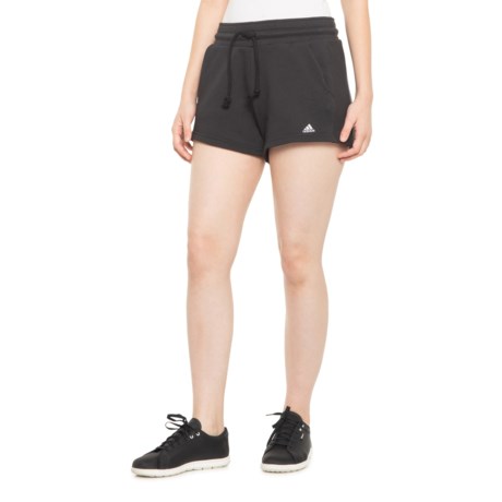 Adidas Seasonals Stadium Shorts (For Women) - BLACK (L )