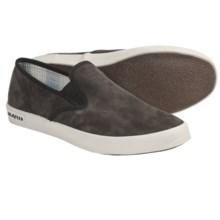 SeaVees 02/64 Baja Shoes - Nubuck, Slip-Ons (For Men) in Blacktop Tumbled Nubuck - Closeouts