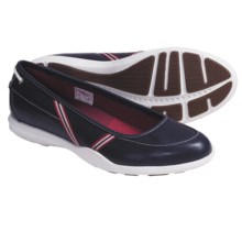 Sebago Calypso Skimmer Shoes - Leather (For Women) in Navy/White - Closeouts