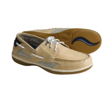 Sebago Castine Leather Boat Shoes (For Women) in Taupe Nubuck - Closeouts