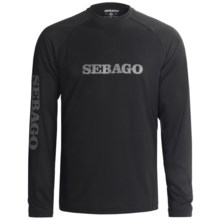 Sebago Ed Baird Tech T-Shirt - UPF 30, Long Sleeve (For Men) in Black - Closeouts