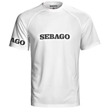Sebago Ed Baird Tech T-Shirt - UPF 30, Short Sleeve (For Men) in White - Closeouts