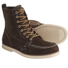 Sebago Fairhaven Leather Boots (For Men) in Brown Rough Out - Closeouts