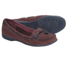 Sebago Felucca Lace Shoes - Leather (For Women) in Black Cherry - Closeouts