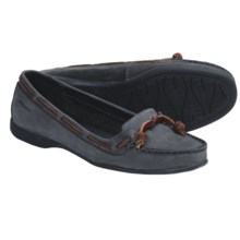 Sebago Felucca Lace Shoes - Leather (For Women) in Mariner Navy - Closeouts