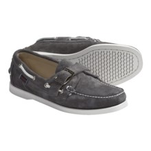 Sebago Harthaven Boat Shoes - Leather (For Women) in Grey - Closeouts