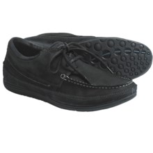 Sebago Mather Boat Shoes - Leather, Two Eye (For Men) in Black - Closeouts