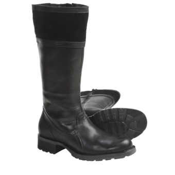 Sebago Saranac High Boots - Waterproof, Leather (For Women) in Black
