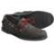Black Sebago Spinnaker Leather Boat Shoes (For Men)