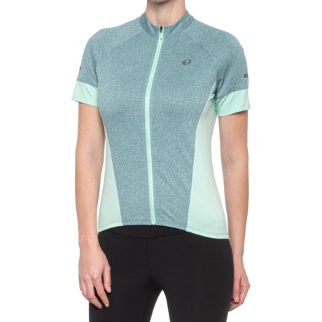 Pearl Izumi SELECT Escape Cycling Jersey - Full Zip, Short Sleeve (For Women) - ARCTIC/MIST GREEN (XL )