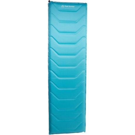 PEAK SLUMBER Self-Inflate Sleeping Pad - 70x22? - TEAL (R )